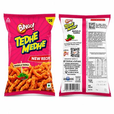 BINGO TEDHE MEDHE MASALA TADKA - 75g